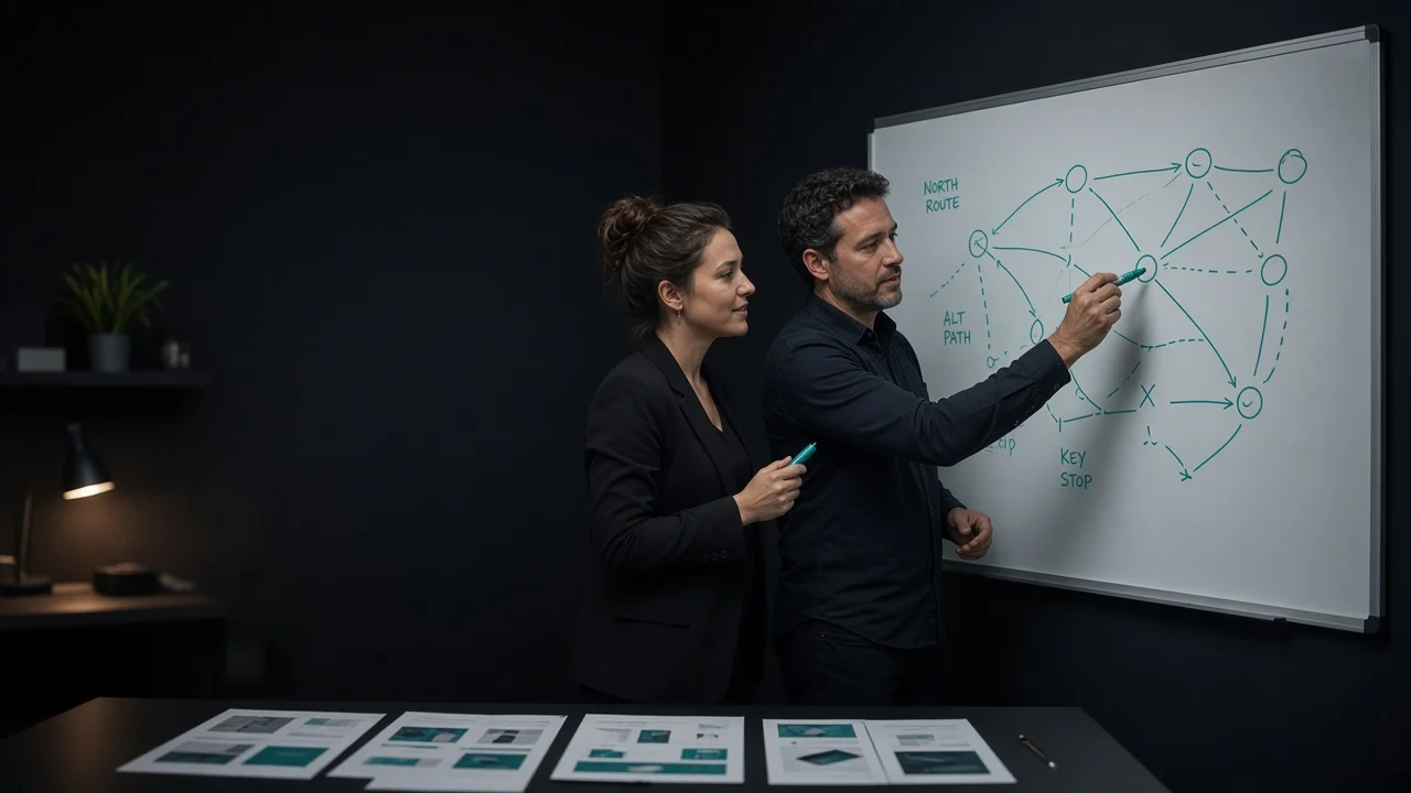 Specialists mapping technical product information into marketing routes